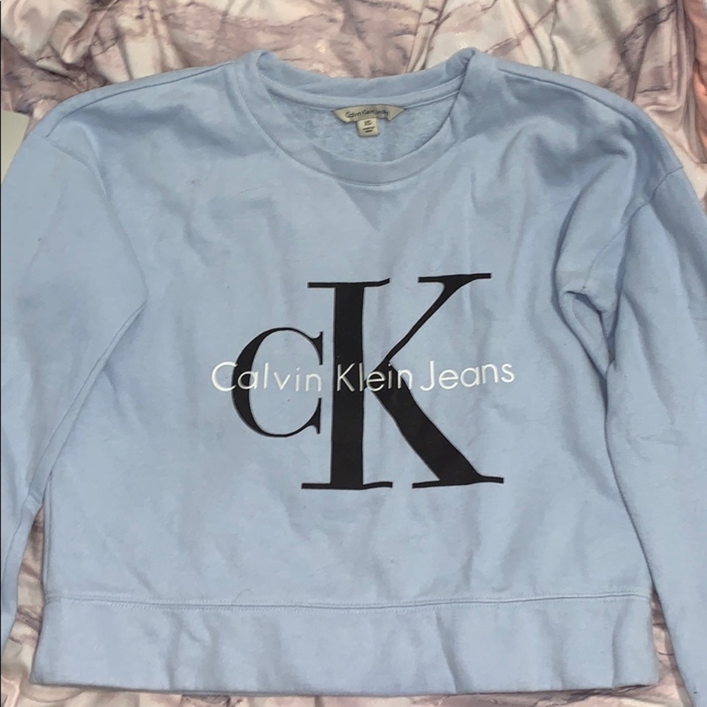 Calvin Klein Cropped Crewneck